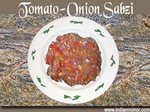 Tomato-Onion Sabzi