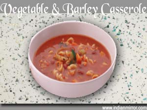 Vegetable and Barley Casserole