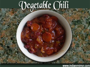 Microwave Vegetable Chili
