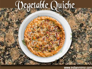 Microwave Vegetable Quiche