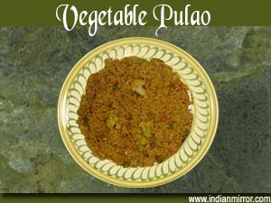 Microwave Vegetable Pulao