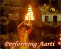 Performing Aarti