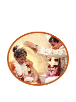 Tossing Rice Tradition