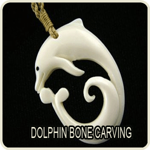 Dolphin Bone Carving