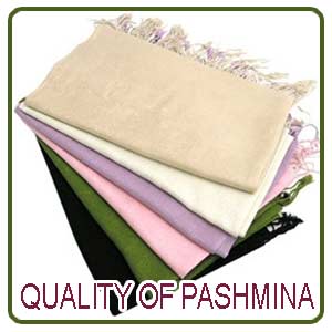 Quality of Pashmina Shawl