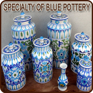 Specialty Of Blue Pottery