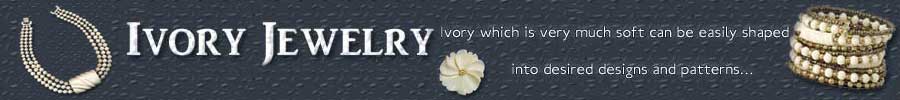 Indian Ivory Jewelry
