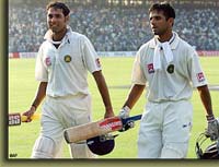 Match with Rahul Dravid And VVS Laxman