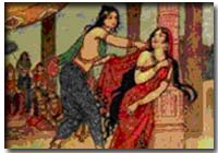 Duryodhana and draupathi
