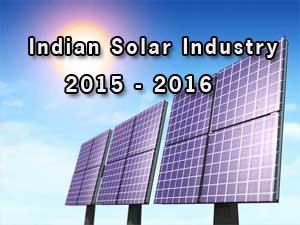 Indian solar in 2015-2016