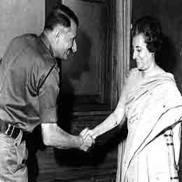 Indira Gandhi's entry into politics