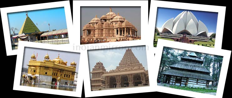 Places Of Worship In India Chart