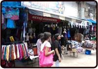 Typical View Of Indian Bazaar